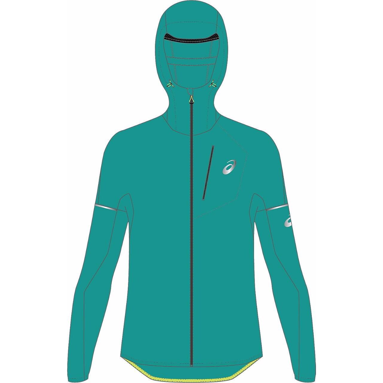 ASICS Performance, Damen, Jacke, FUJITrail JACKET Lady (S), Grün, S