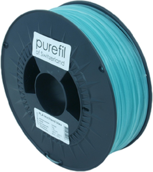 Actual product image Purefil Filament (PLA, 1.75 mm, 1000 g, Blue)