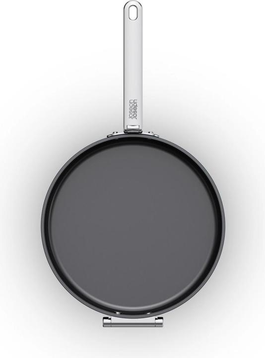 Actual product image Joseph Joseph Space saucepan retractable handle with lid D23cm (Frying pan, Aluminium, 28 x 12.80 cm)