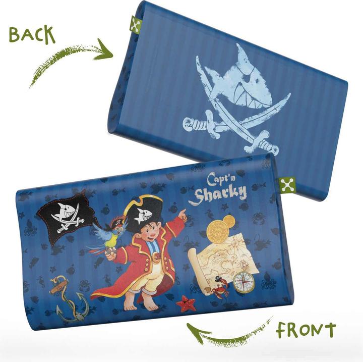 Produktbild Smartsleep Kinder Kopfkissenbezug Ergonomic Capt'n Sharky 50 x 32 cm