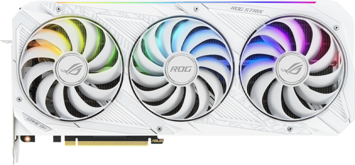 Actual product image ASUS GeForce ROG STRIX RTX 3080 O10G WHITE (10 GB)