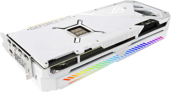 Actual product image ASUS GeForce ROG STRIX RTX 3080 O10G WHITE (10 GB)