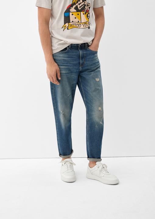 Produktbild s.Oliver Relaxed: Jeans im Used-Look (W36/L32)