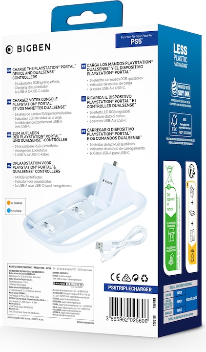 Actual product image Nacon Gaming 3-in-1 charging station (PS5)