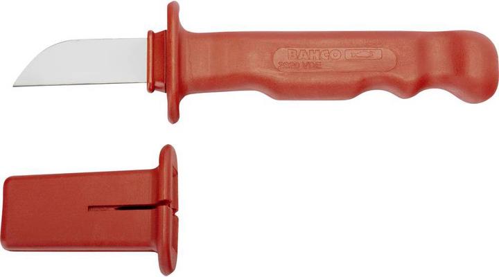 Produktbild Bahco Isoliertes Kabelmesser mit Schutzkappe aus Kunststoff, 55,5 mm (5.55 cm)
