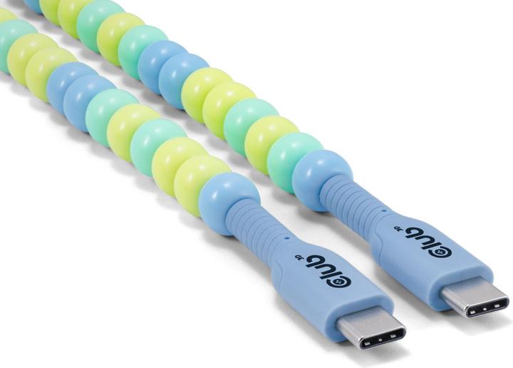 Actual product image Club 3D Club3D Lifestyle USB-C Perlen-Kabel PD60W (2 m, USB 2.0, 60 W)