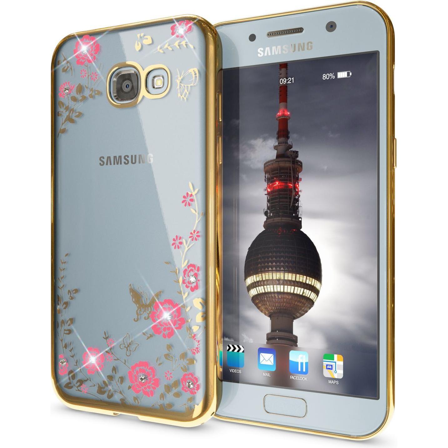Nalia Handyhülle (Samsung Galaxy A3 (2017)), Smartphone Hülle, Gold