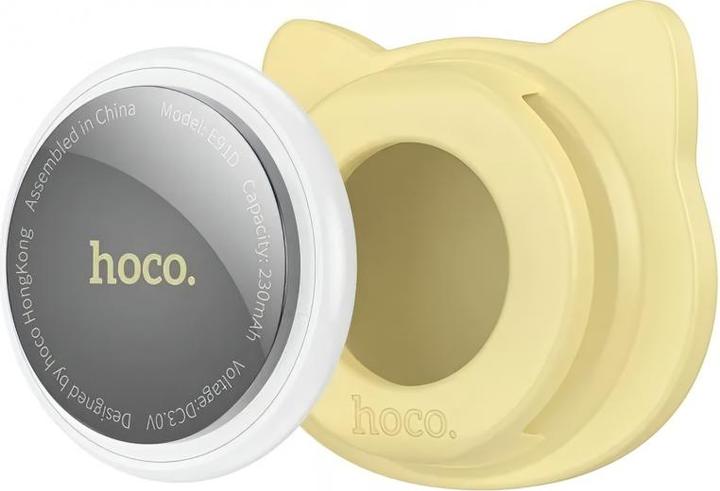 Actual product image Hoco Other Computer Accessory Locator compatible with Apple Find My Cat shape E91D beige (iOS, iPadOS)