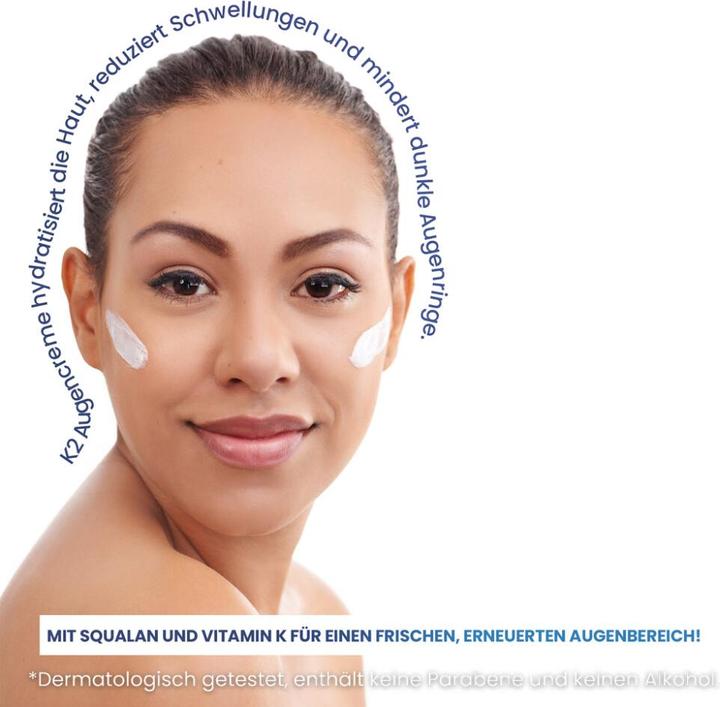 Produktbild Licape | Augencreme 15 ml | Feuchtigkeitspflege für strahlende Haut, Vitamin K2 (Augenpflege Crème, 15 ml, Tag + Nacht)