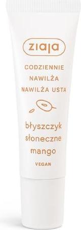 Ziaja Lip Gloss Sunny Mango - Sweet lip gloss with mango scent 12ml (Sunny Mango)