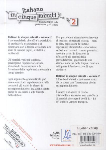 Produktbild Italiano in cinque minuti 2. Übungsbuch (Deutsch, Filippo Graziani, Gianluca Aprile, Giuliana Trama, 2009)