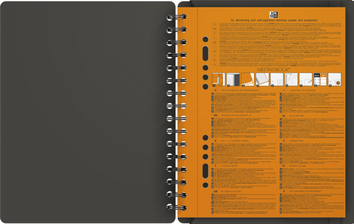 Produktbild Oxford Meetingbook (A5+, Kariert, Weicher Einband)