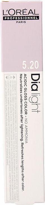 Actual product image L'Oréal Professionnel DIA LIGHT gel-creme acide sans amoniaque #5.20 50 ml (5.20)
