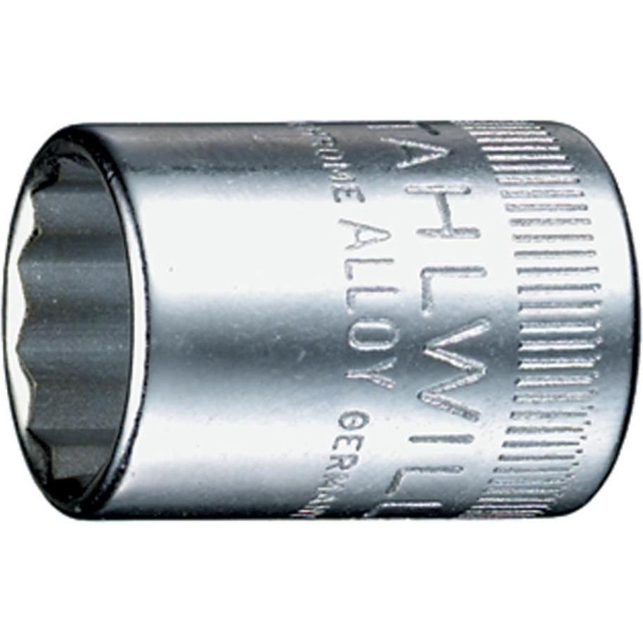 Stahlwille, Steckschlüssel + Stecknuss, 1/4"DR x 13mm SOCKET BI-HEX (13 mm)