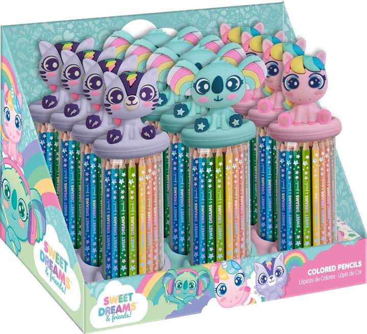 Produktbild Kids Licensing Einhorn Farbstifte Set ass (12x)