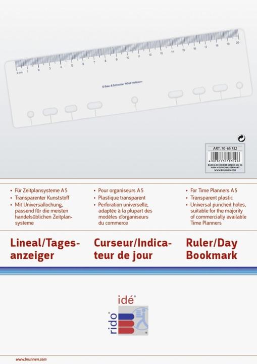 Valeurs nutritives et ingrédients Idé Calendrier "Règle (Spécial)