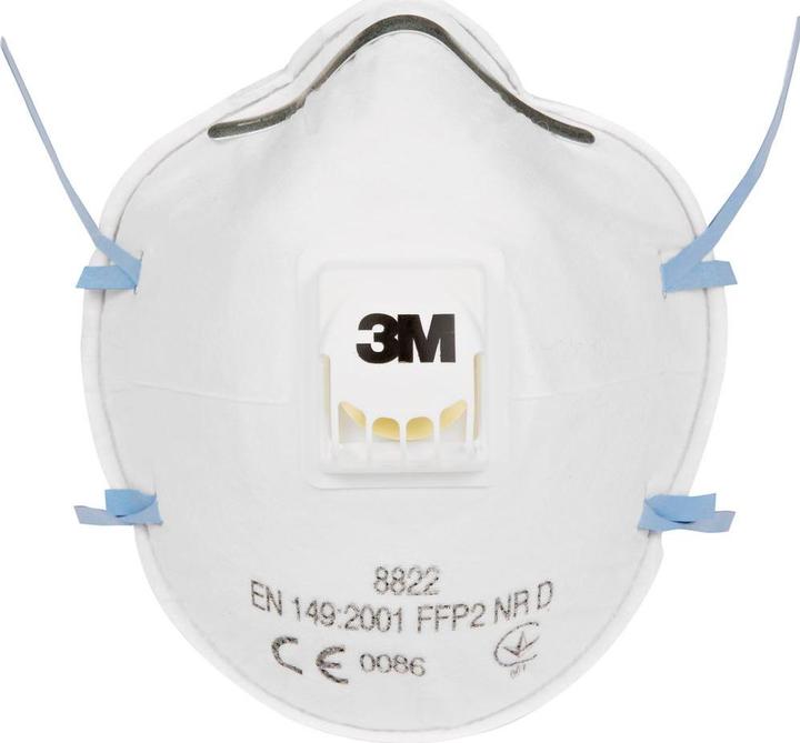 Image du produit 3M Masque de protection respiratoire 8822 (FFP2, 10 x)