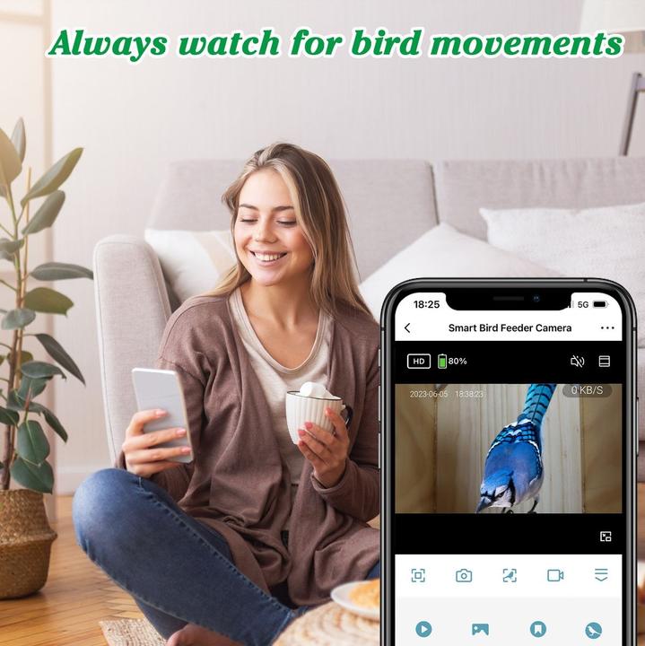 Produktbild Camouflage Vogelhaus EZ Nesteye, Grundfarbe: Braun, Tierart: Vogel