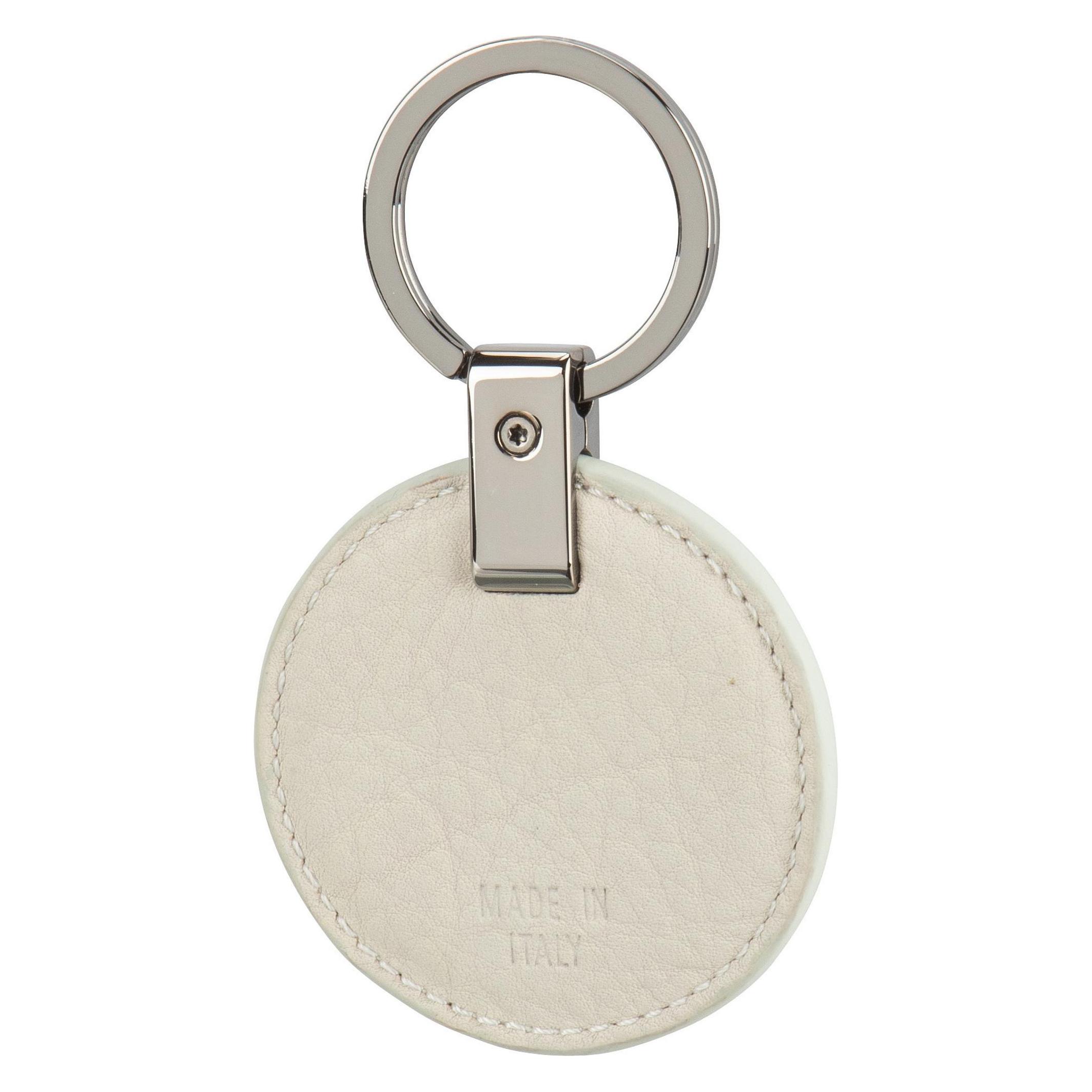 Porsche Design, Herren, Schlüsselanhänger, Schlüsseletui Keyring Circle, Weiss
