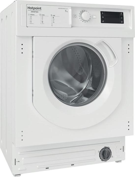 Actual product image Hotpoint BI WMHG 71483 EU N front loading washing machine 7 kg 1400 rpm White (7 kg, Left)