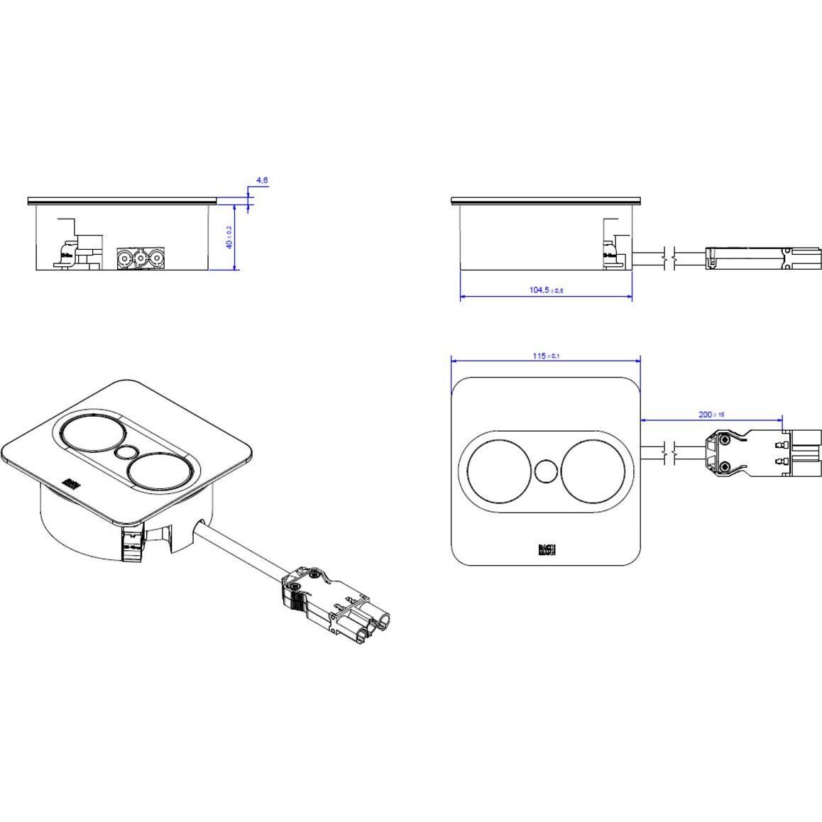 Thumbnail - Bachmann, Steckdose, Multiple socket outlets