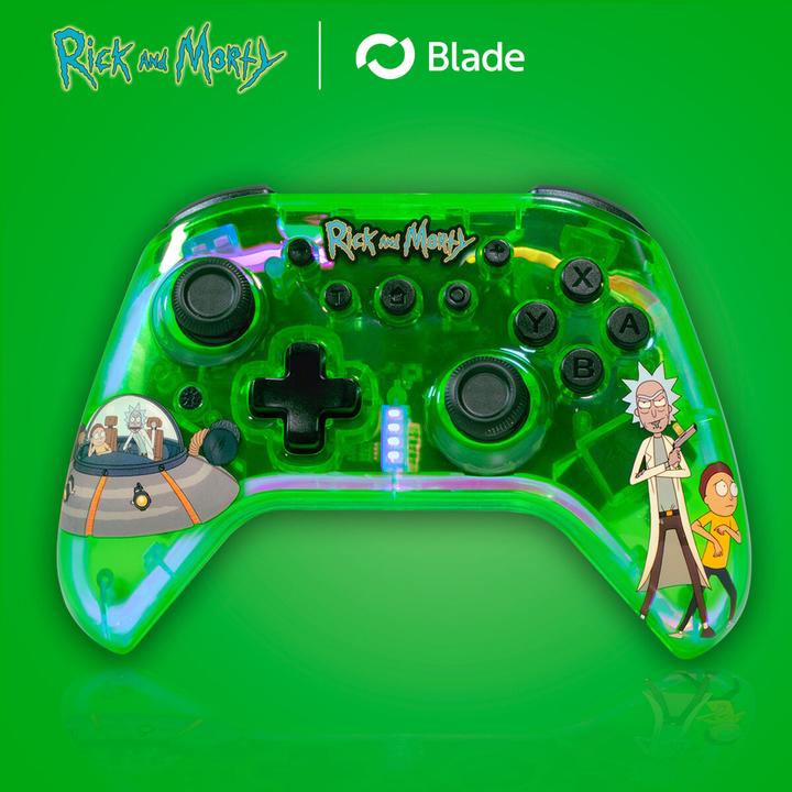 Produktbild Blade Controller Rick und Morty wireless Switch (PC, Switch, Switch Lite)