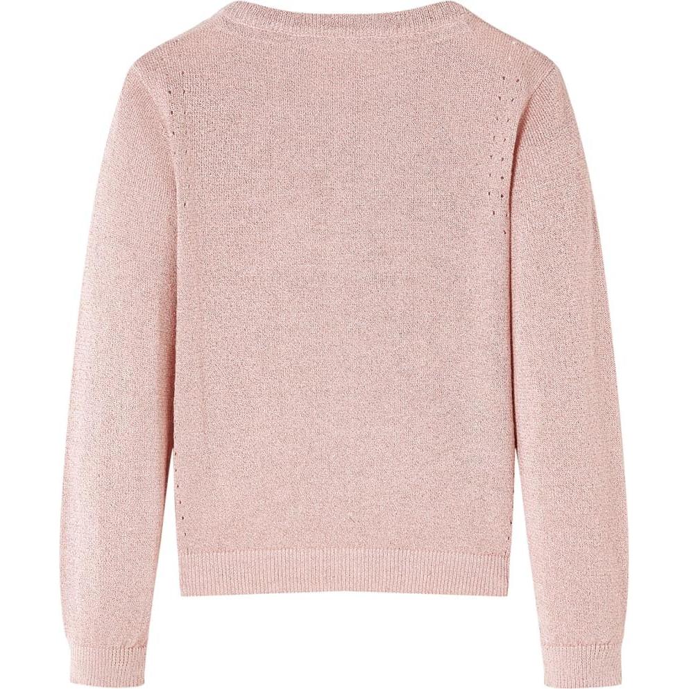 Thumbnail - VidaXL, Unisex, Pullover, Kinder-Strickjacke Zartrosa 140,Material: 97 % Baumwolle. 3, Rosa, (140)