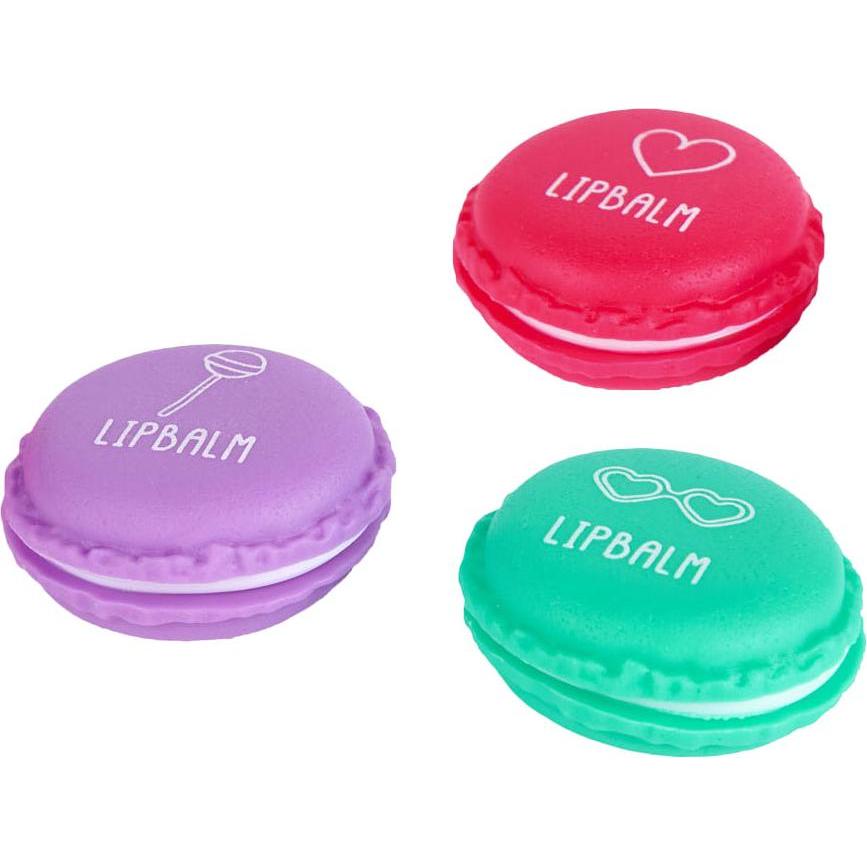 Canenco Multicolore Crea! - Set Di 3 Balsami Per Labbra - Macaron