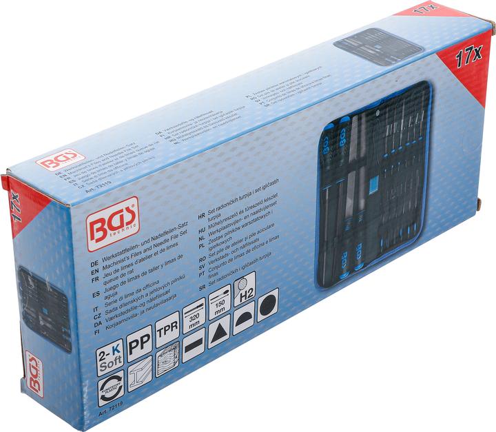 Actual product image BGS Workshop file and needle file set (320 mm)