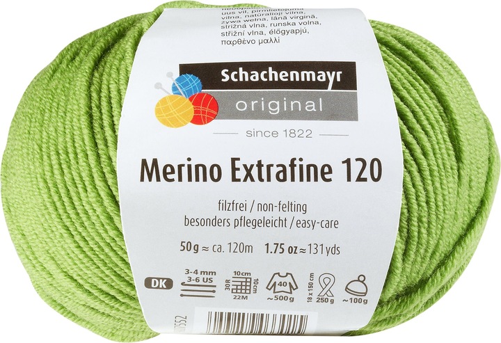 Produktbild Schachenmayr Wolle Merino Extrafine 120 (0.10 m)