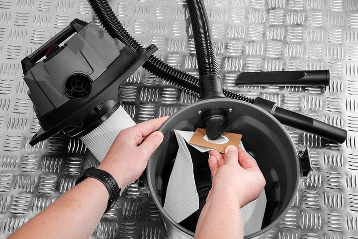 Produktbild Graphite Werkstattstaubsauger Energy+ 18V Li-lon, nass und trocken, 12L Tank (Nass-Trockensauger)