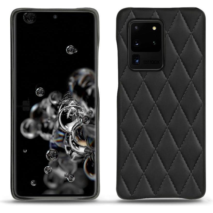 Noreve Lederschutzhülle (Samsung Galaxy S20 Ultra 5G), Smartphone Hülle, Schwarz