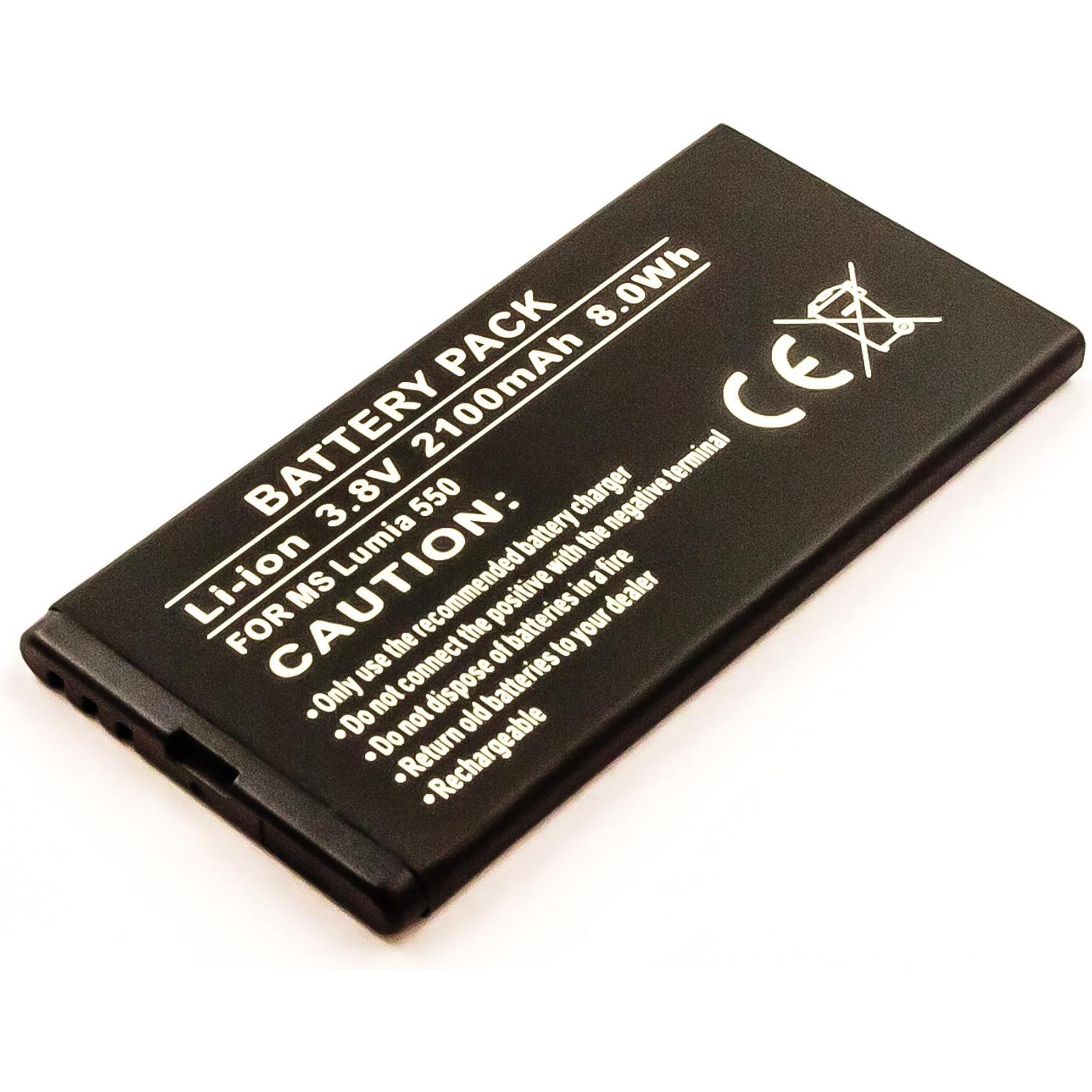 AGI 38660 - Batterie/Akku - Microsoft - Schwarz - Lithium-Ion (Li-Ion) - 1800 mAh -, Smartphone Akku
