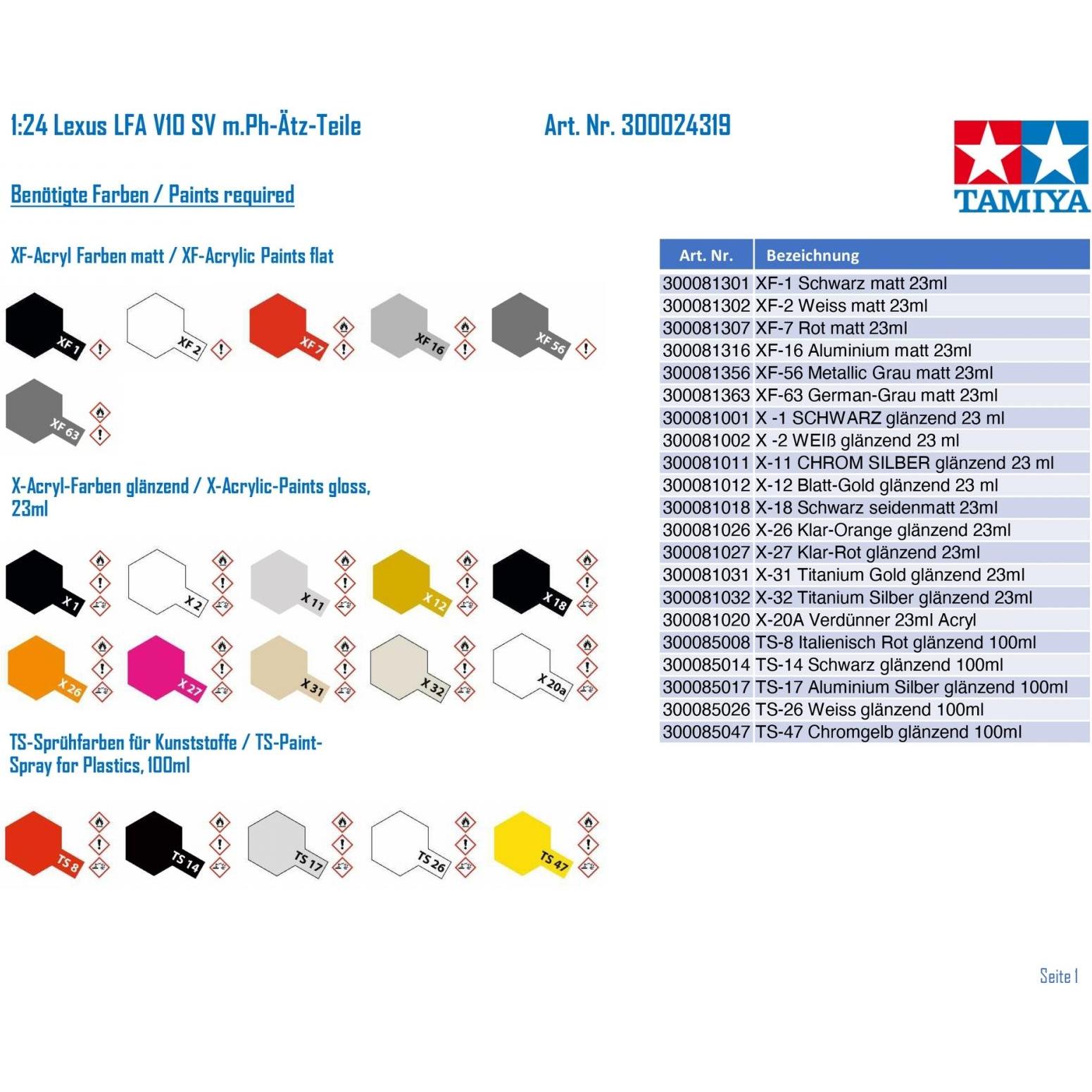 Thumbnail - Tamiya Lexus LFA