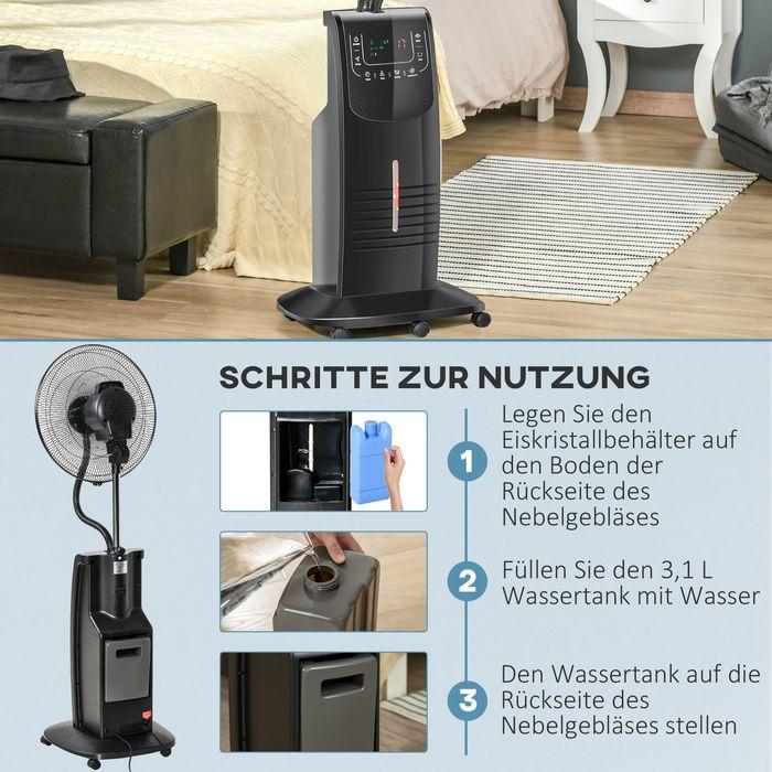 Produktbild Jamb Standventilator mit Zerstäuber