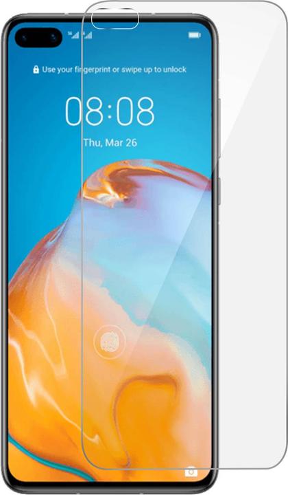 Actual product image Avizar Crystal clear film, glass screen protector (2 Piece, Huawei P40)