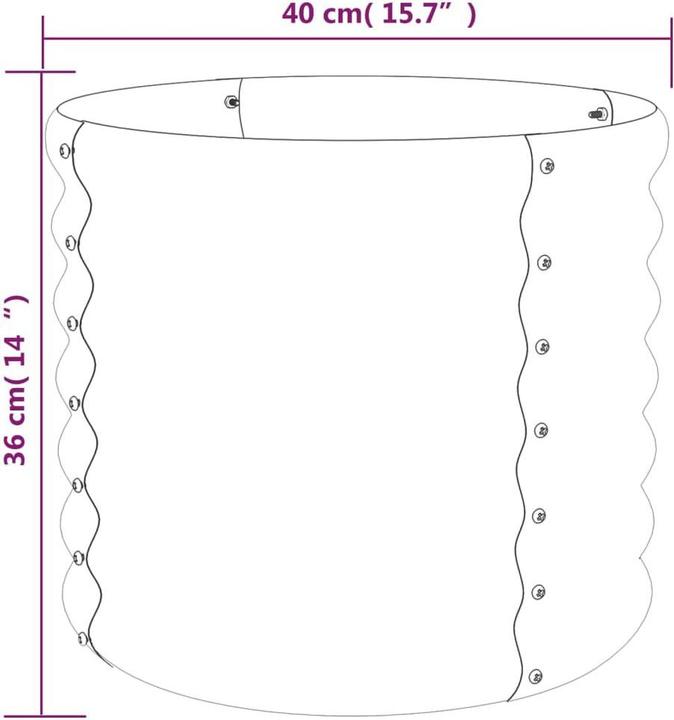 Produktbild vidaXL Pflanzgefäss