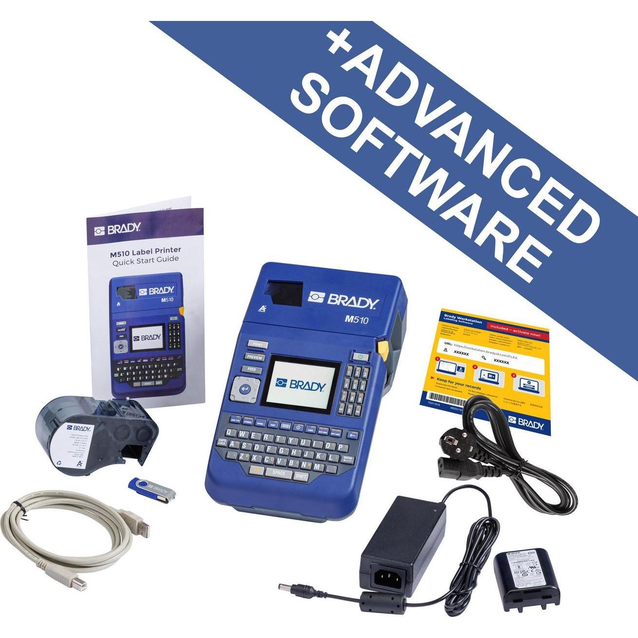 Brady, Etiketten, M510 Label Printer EU +