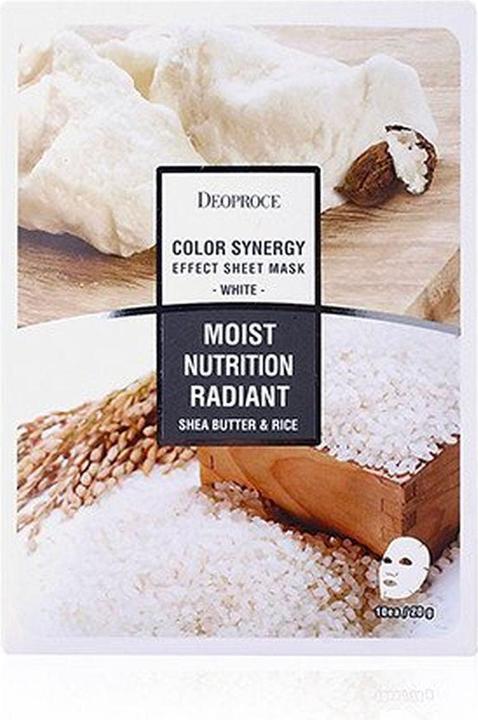 Actual product image Deoproce Colour Synergy Effect Sheet Mask White
