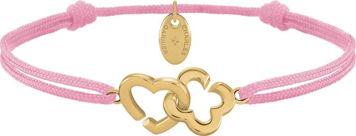 Image du produit Charles Garnier Bracelet PASSION Coeur et Trèfle entrelacés en Argent Doré (Argent)