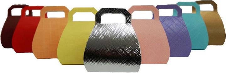Produktbild miniSchoggi Pralinenverpackung Handtasche Hellblau