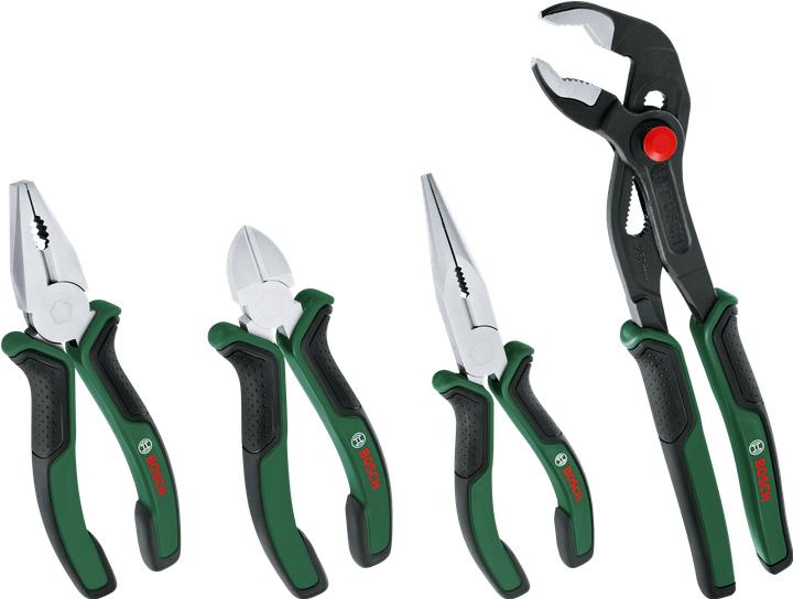 Actual product image Bosch Home & Garden Pliers Set 4-Piece