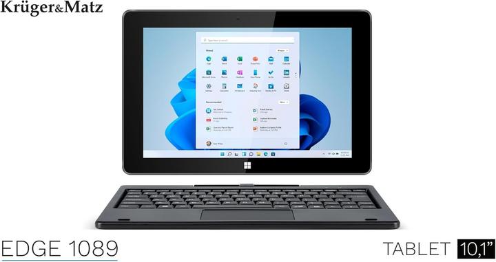 Produktbild Krüger&Matz Edge 10891 (nur WLAN, 10.10", 128 GB, Schwarz)