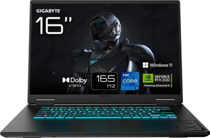 Gigabyte A16 (16", Intel Core i7-13620H, 16 GB, 1000 GB, DE)