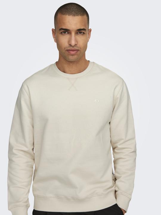 Produktbild Only & Sons Onsdan Unbrushed Reg Crew Neck Sweat Vd (M)