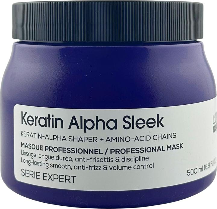 Image du produit L'Oréal Paris L'Oreal Alpha Sleek Keratin Mask 500ml (500 ml)