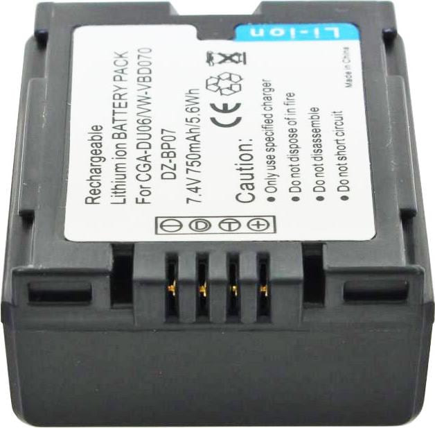 Actual product image Panasonic Battery CGA-DU06, CGA-DU07 Battery CGR-DU06 (Rechargeable battery)