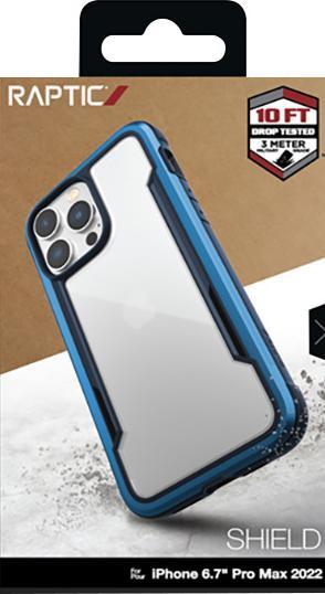 Actual product image X-Doria Raptic Shield Case iPhone 14 Pro Max Armor Cover Blue (Apple iPhone 14 Pro Max)