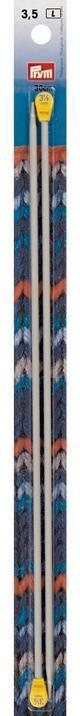 Prym Stricknadeln 3.50 mm, Alu, 2 Stück, Grau