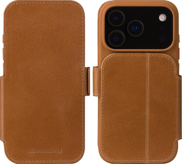 Produktbild dbramante1928 Book Cover Copenhagen iPhone 17 Pro Max Beige (Apple iPhone 17 Pro Max)